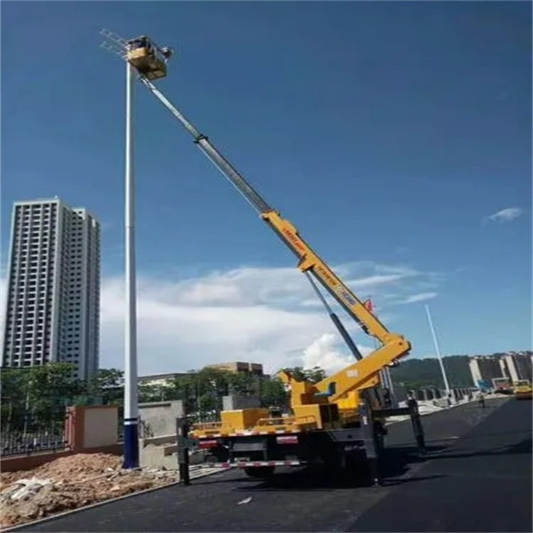 乐山维修路灯的曲臂升降车出租